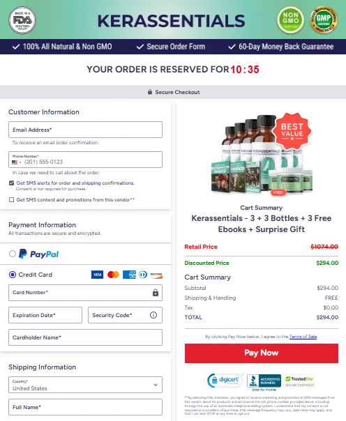 kerassentials fungus oil
